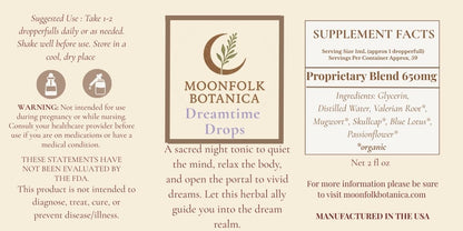 Dreamtime Drops - 2 oz Tincture