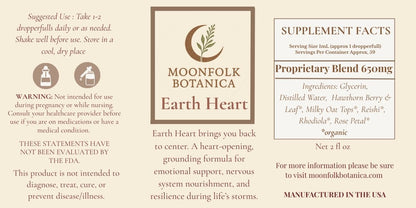 Earth Heart - 2 oz Tincture