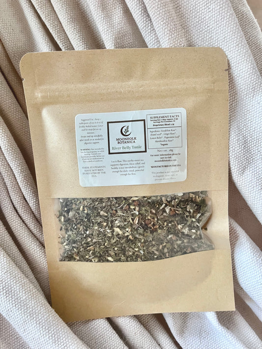 River Belly Tonic – Herbal Tea for Bloating, Digestion & Gut Harmony | Organic Botanical Blend